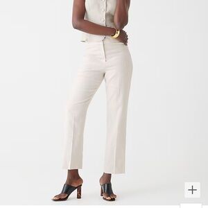 Jcrew Kate Linen straight leg pants